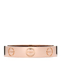 18K Pink Gold 3.5mm LOVE Wedding Band Ring 50 5.25