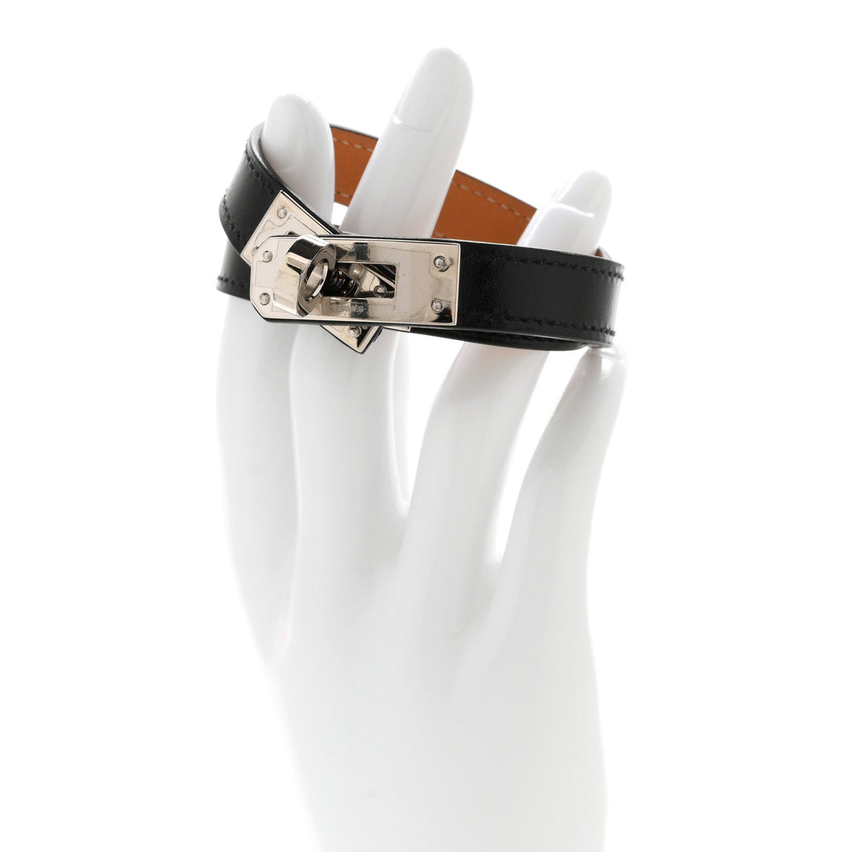 Box Kelly Double Tour Bracelet T3 Black