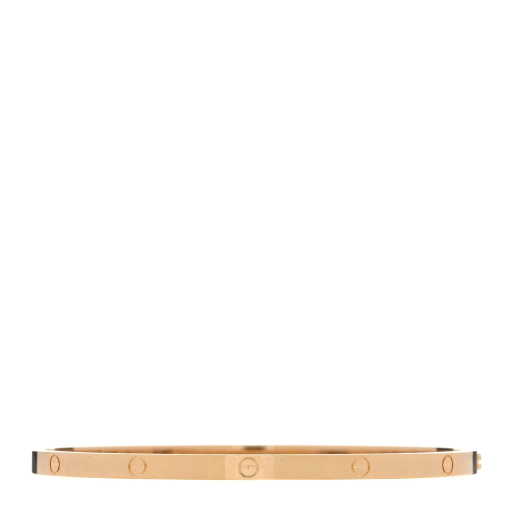 18K Yellow Gold Small LOVE Bracelet 19