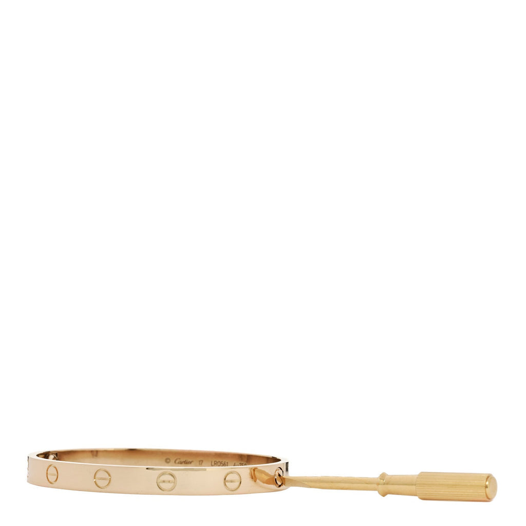 18K Yellow Gold LOVE Bracelet 17