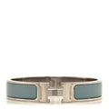 Enamel Narrow Clic Clac H Bracelet PM Gris Orage