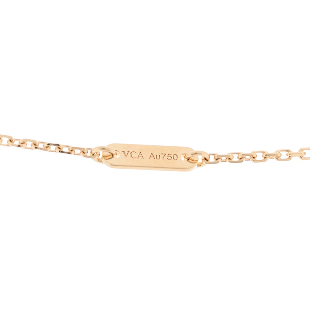 18K Rose Gold Sweet Alhambra Pendant Necklace