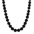 Sterling Silver Black Onyx 10mm Paloma Picasso Bead Necklace