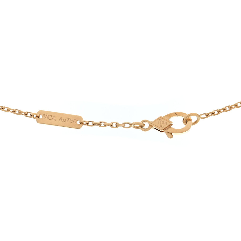 18K Yellow Gold Vintage Alhambra Pendant Necklace