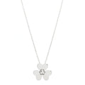 18K White Gold Diamond Large Frivole Pendant Necklace