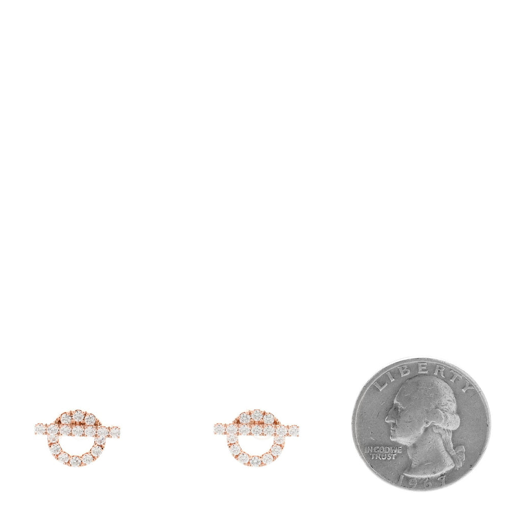 18K Rose Gold Diamond Finesse Earrings