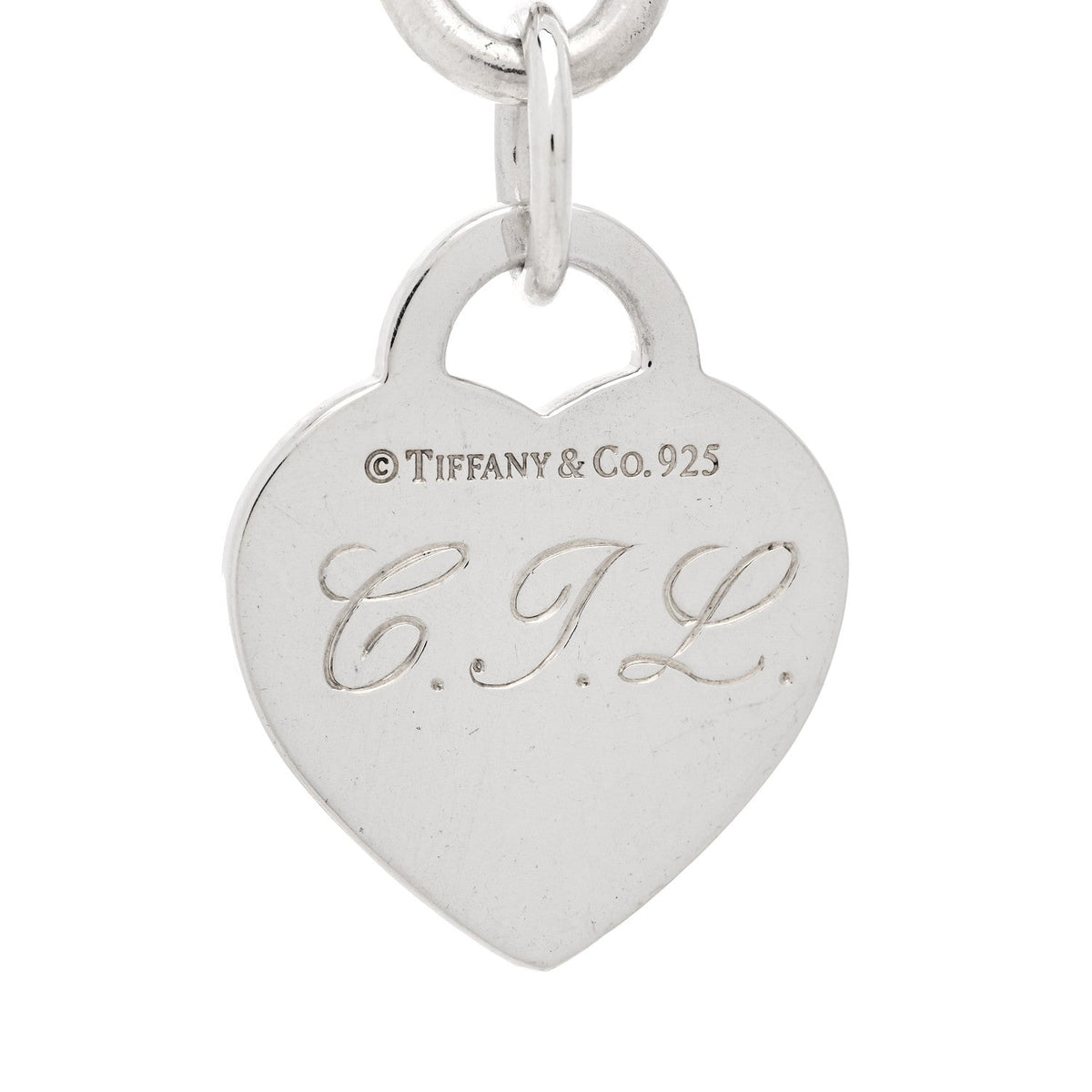 Sterling Silver Return to Tiffany Heart Tag Charm Bracelet