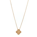 18K Yellow Gold Vintage Alhambra Pendant Necklace