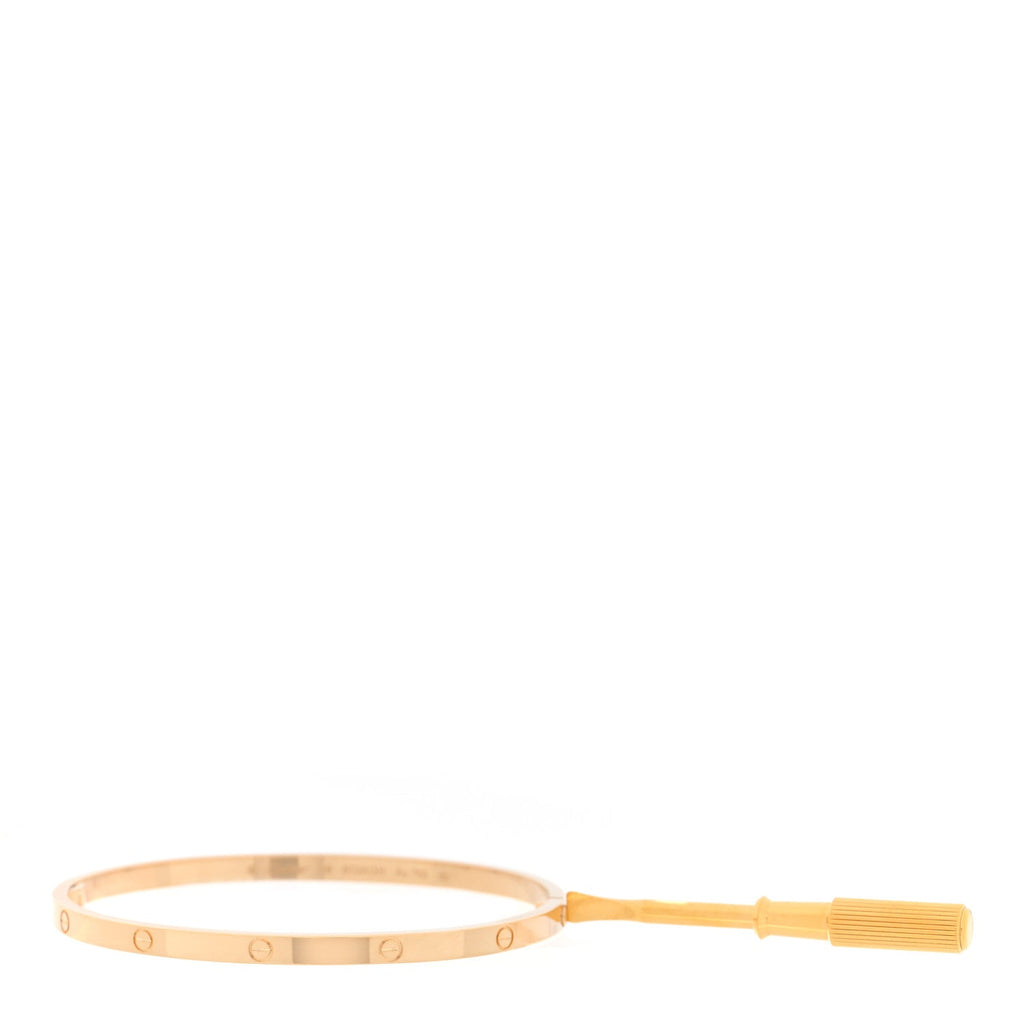 18K Yellow Gold Small LOVE Bracelet 18