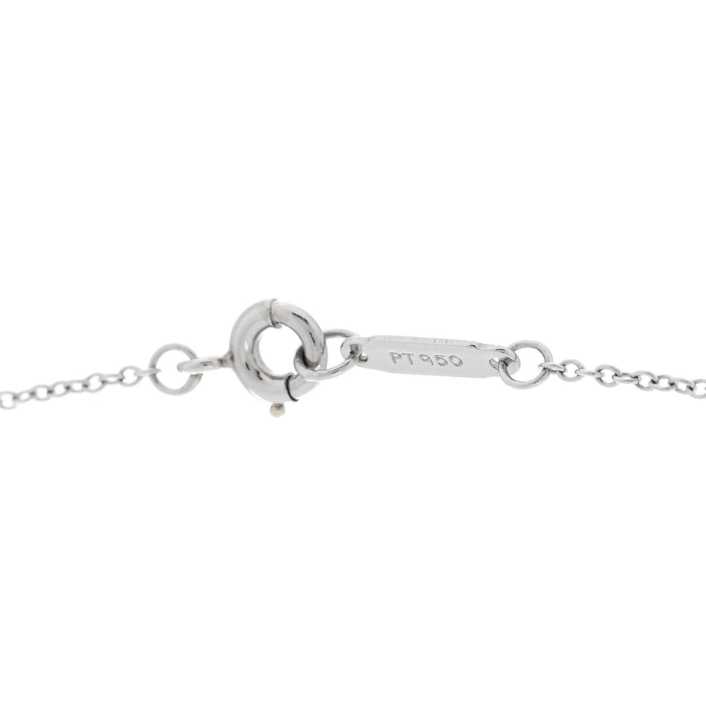 Platinum Diamond Legacy Pear Drop Pendant Necklace