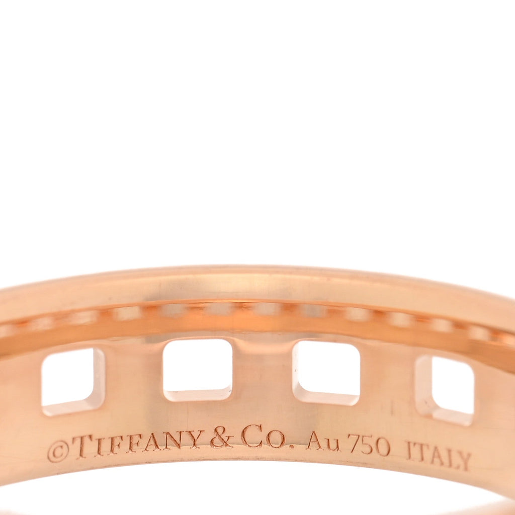 18K Rose Gold T True Wide Ring 63 10.25