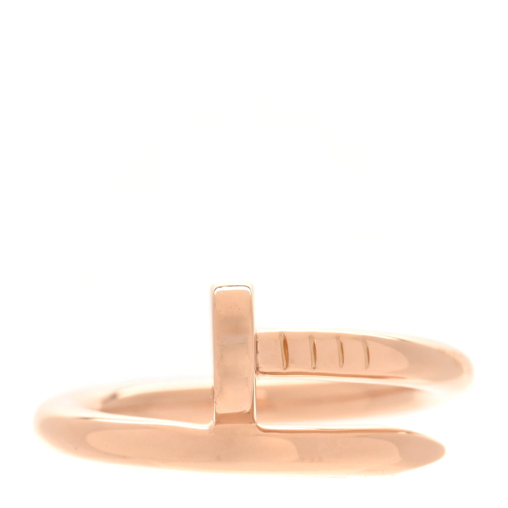 18K Pink Gold Juste Un Clou Ring 56 7.5