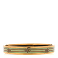Enamel Printed Rope Narrow Bracelet 65 Green