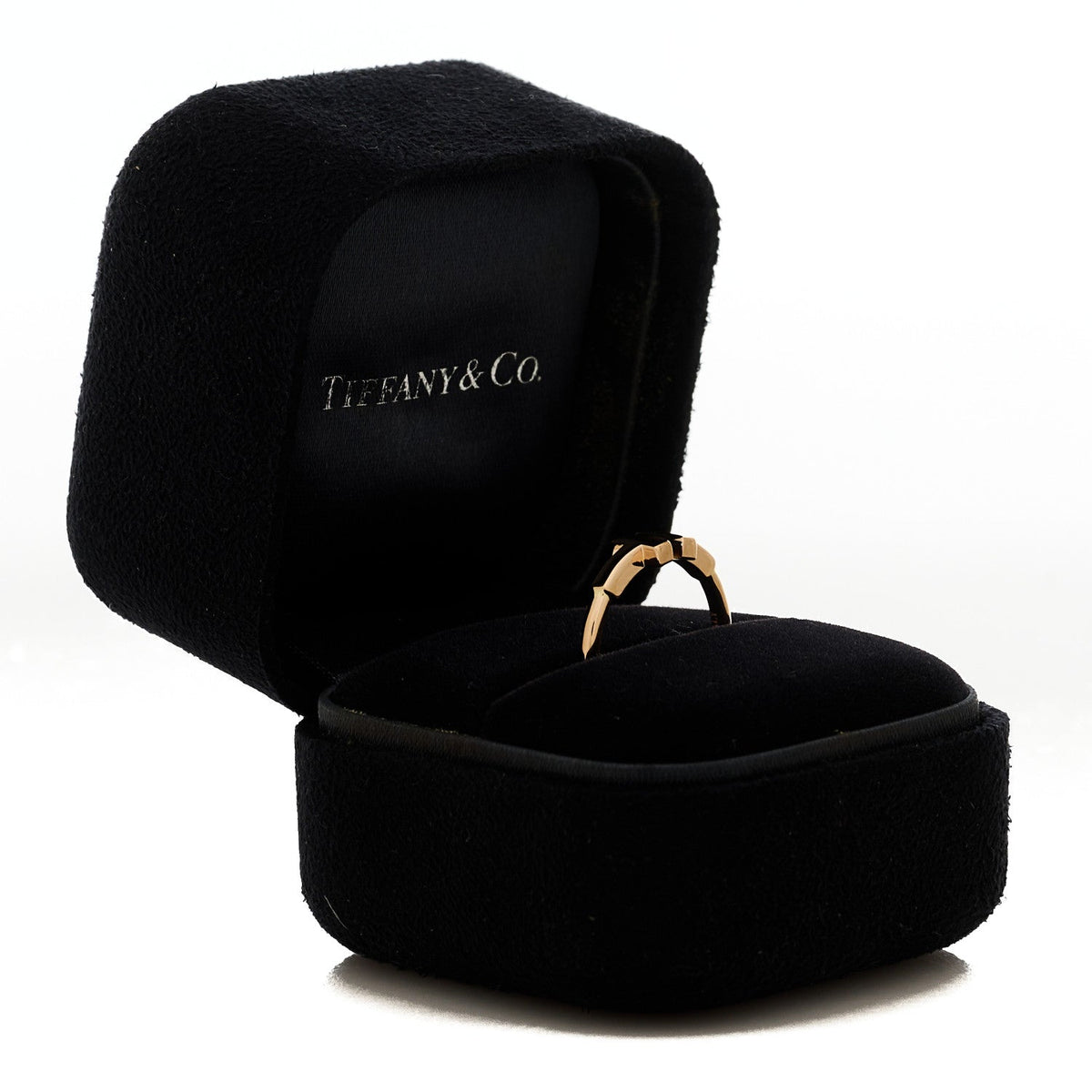 18K Rose Gold T Wire Ring 47 4