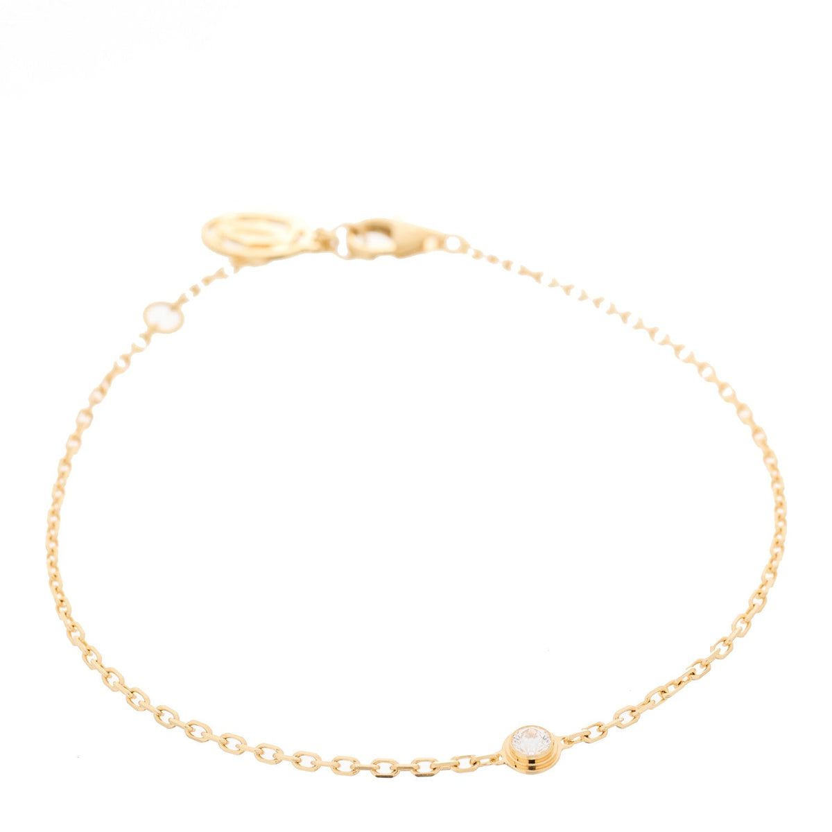 18K Yellow Gold Diamond SM D'Amour Bracelet