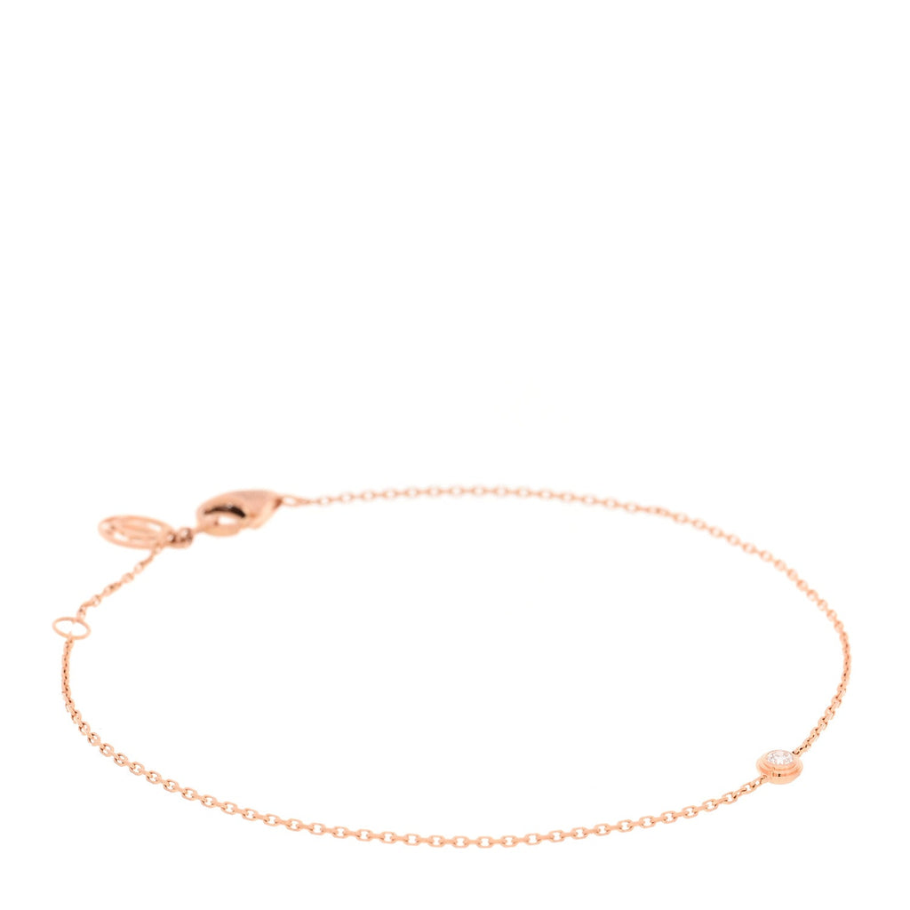 18K Pink Gold Diamond XS D'Amour Bracelet