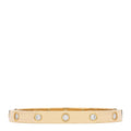 18K Yellow Gold 10 Diamond LOVE Bracelet 16