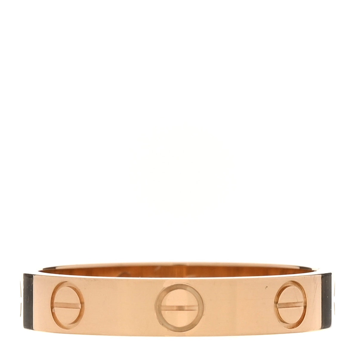 18K Yellow Gold 3.5mm LOVE Wedding Band Ring 54 7