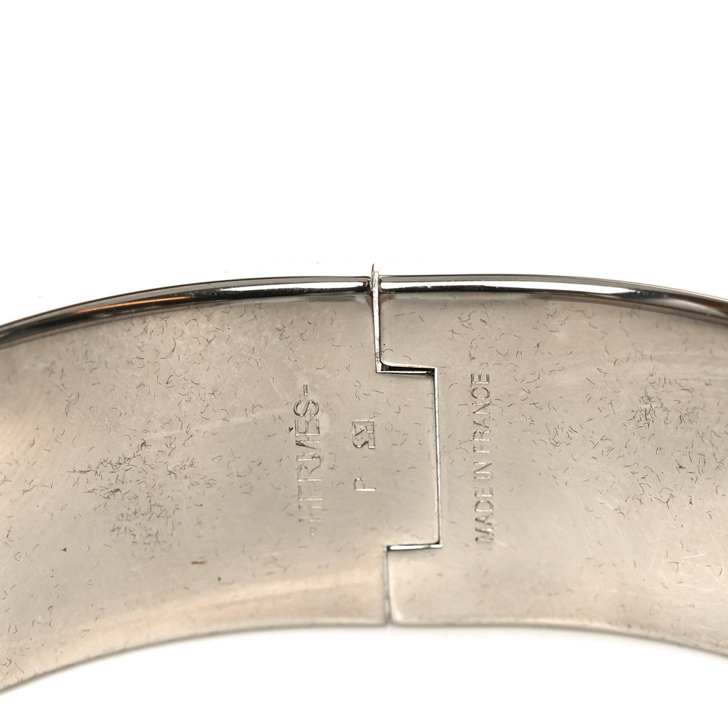 Enamel Wide Clic Clac H Bracelet PM Black