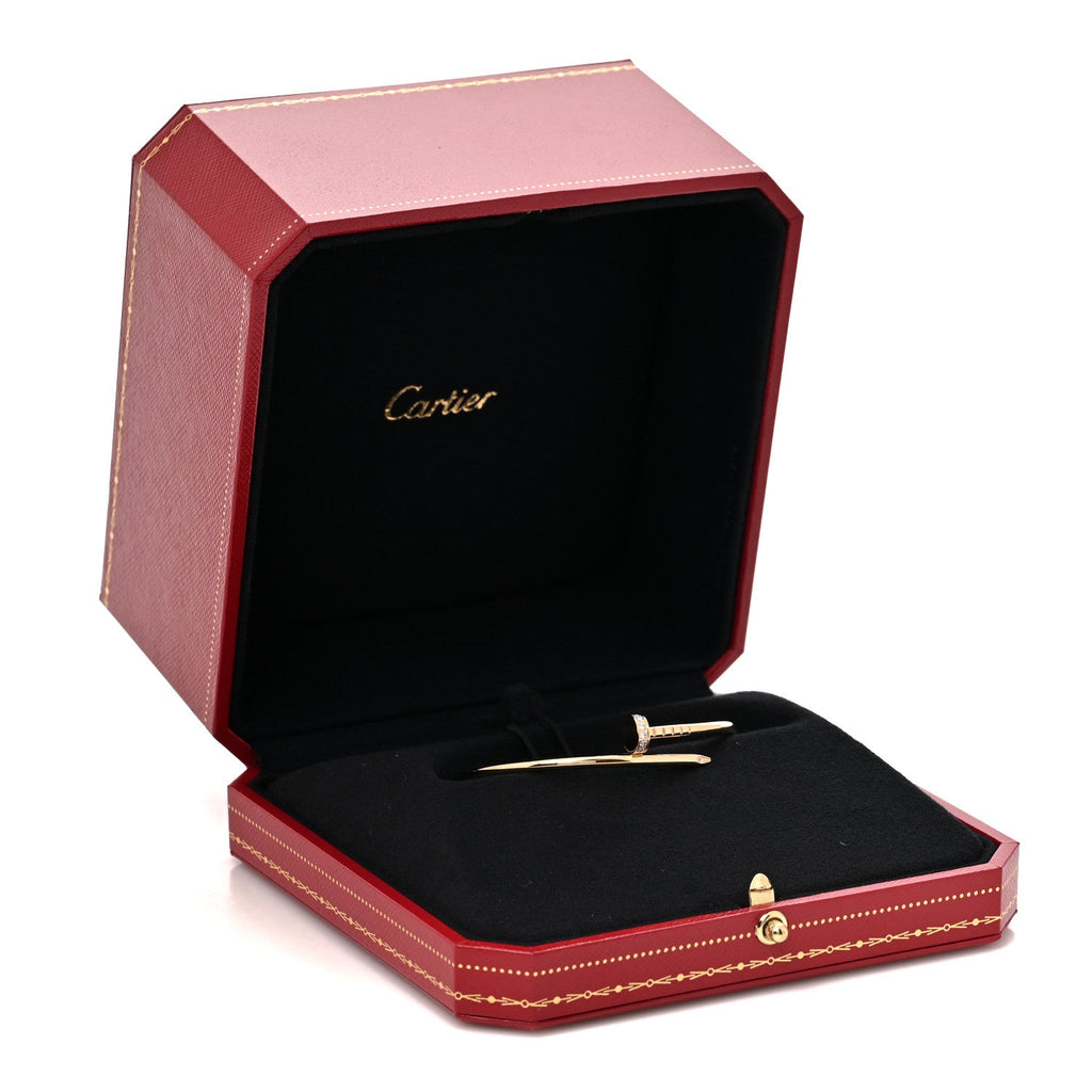 18K Yellow Gold Diamond Small Juste Un Clou Bracelet 15