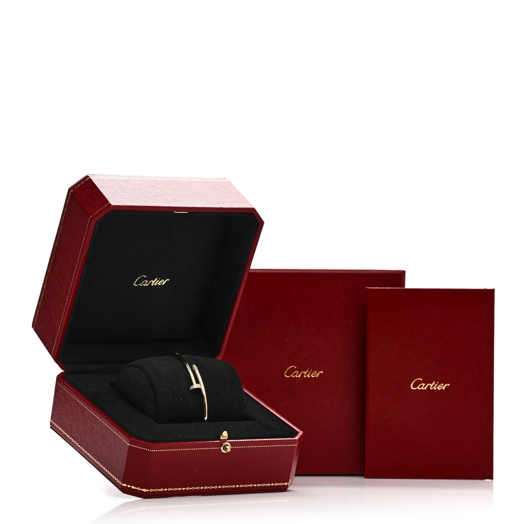 18K Yellow Gold Diamond Small Juste Un Clou Bracelet 18