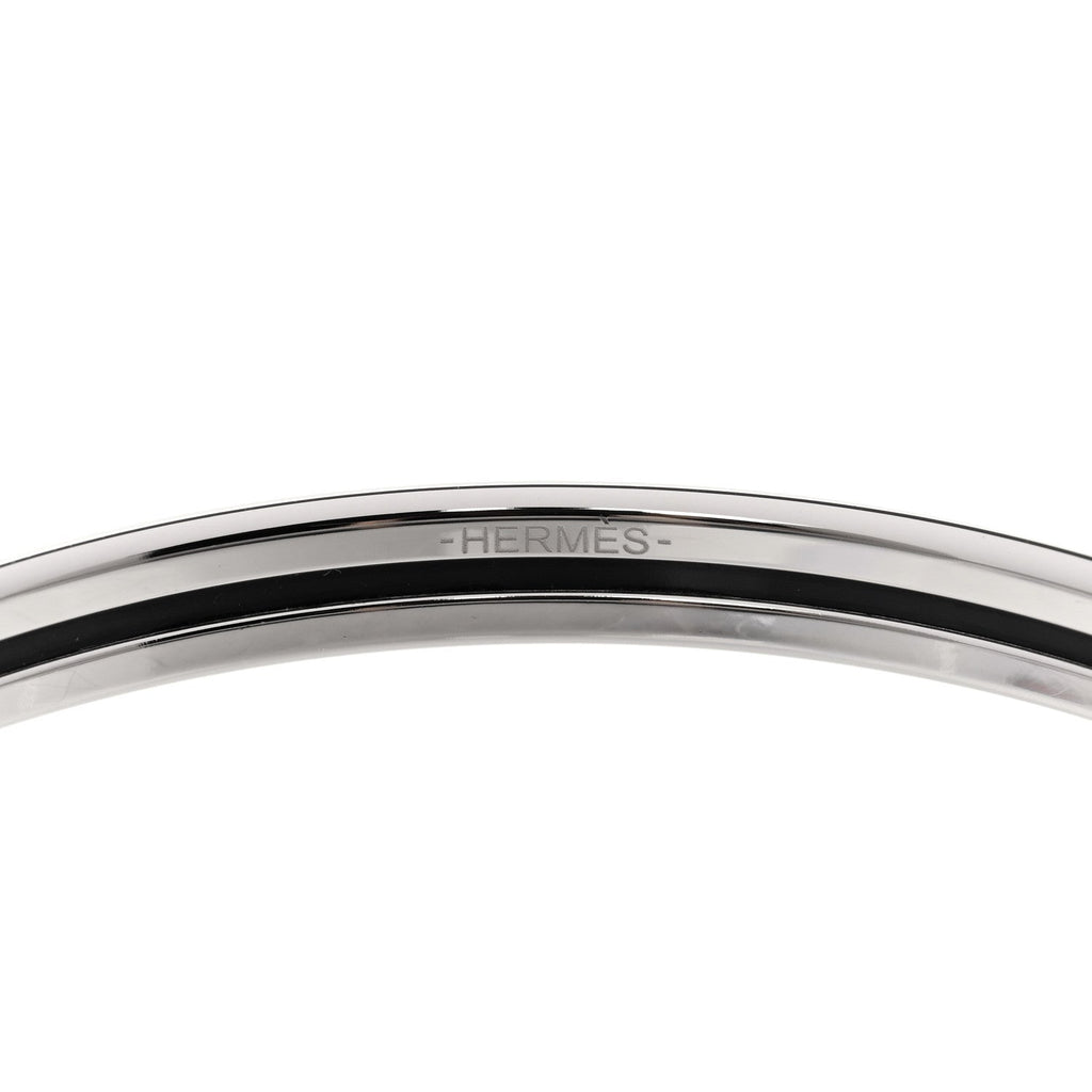 Enamel Printed Extra Narrow Uni Bracelet 65 Creme