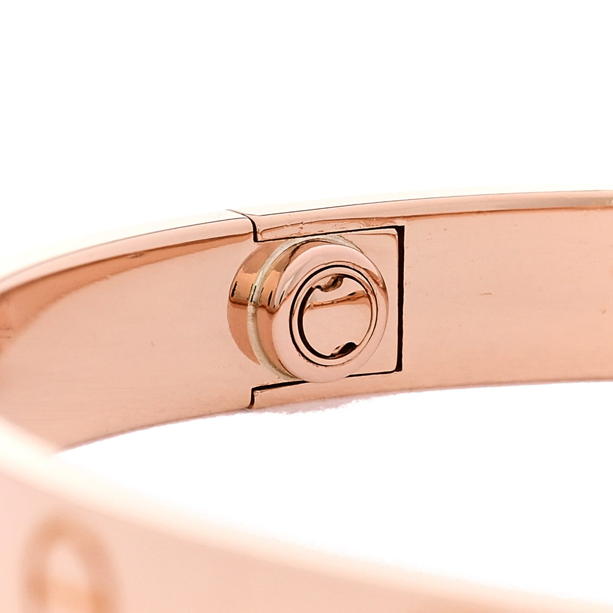 18K Pink Gold 4 Diamond LOVE Bracelet 18
