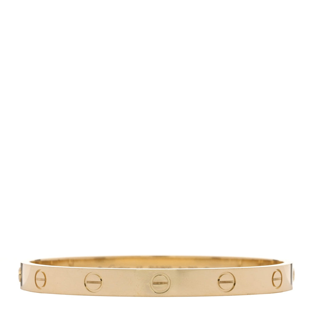 18K Yellow Gold LOVE Bracelet 17