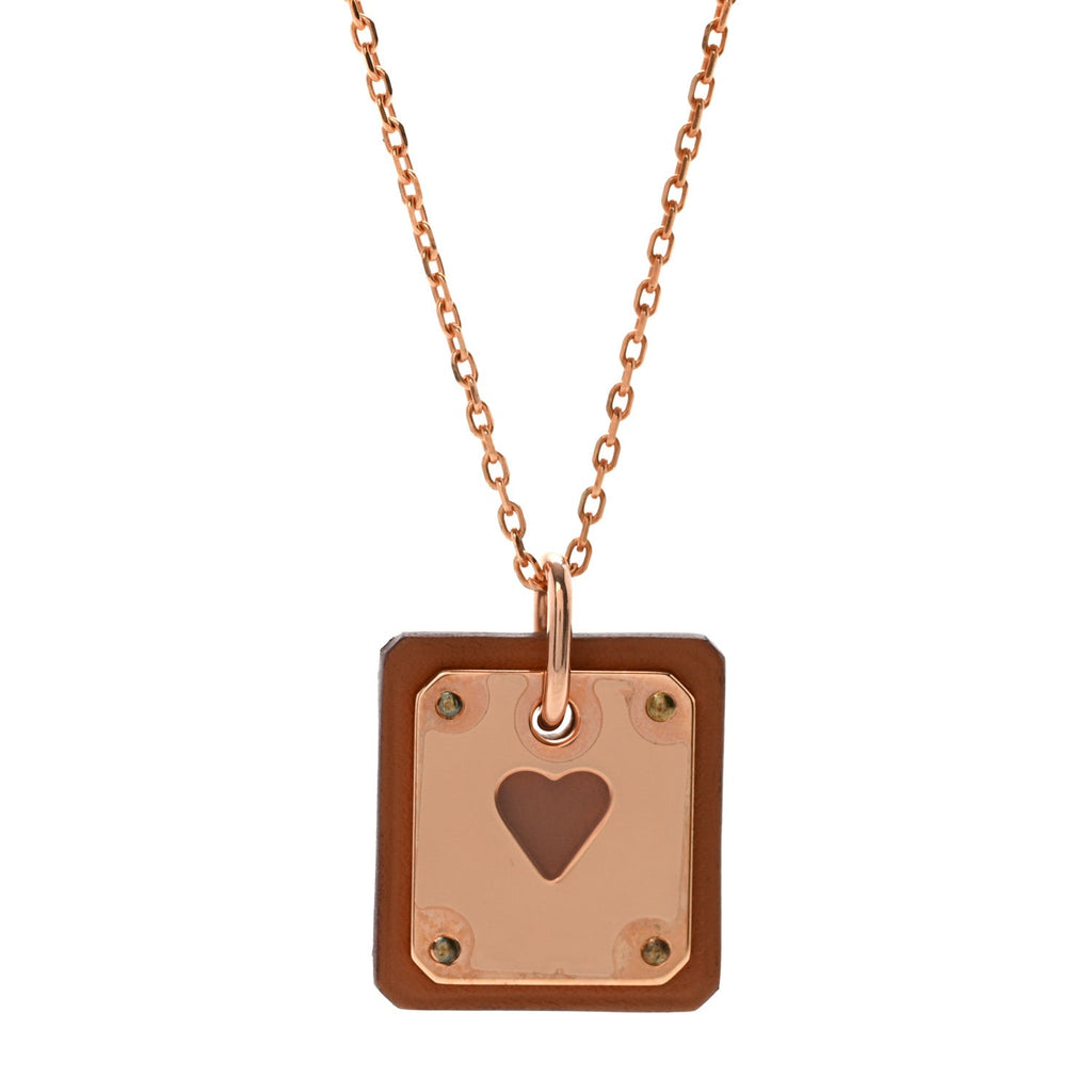Rose Gold Plated Swift As De Coeur Necklace Gold