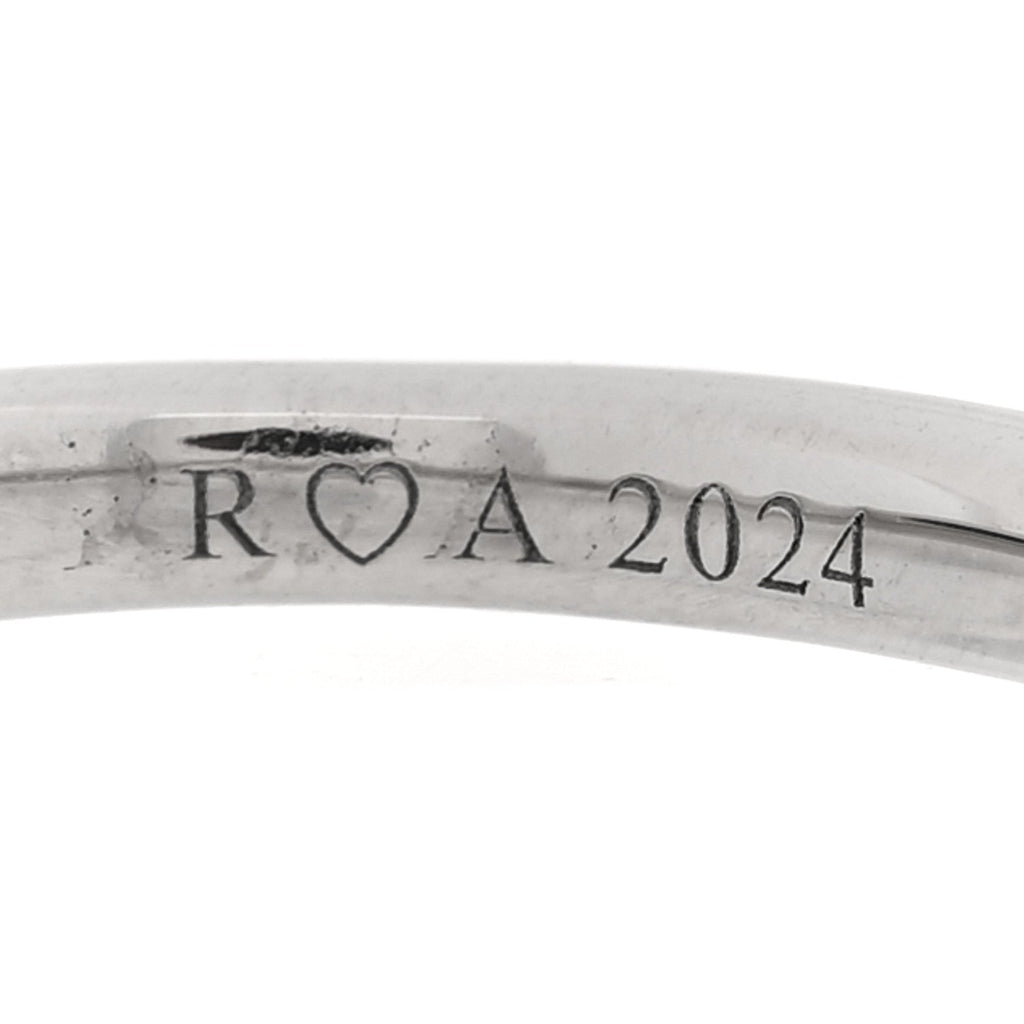 Platinum Diamond 2mm Half Eternity Wedding Band Ring 49 4.75