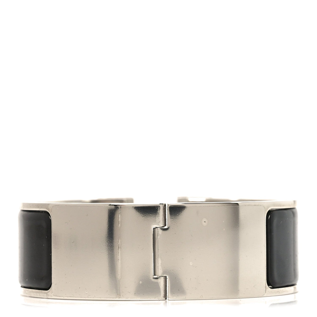 Enamel Wide Clic Clac H Bracelet PM Black